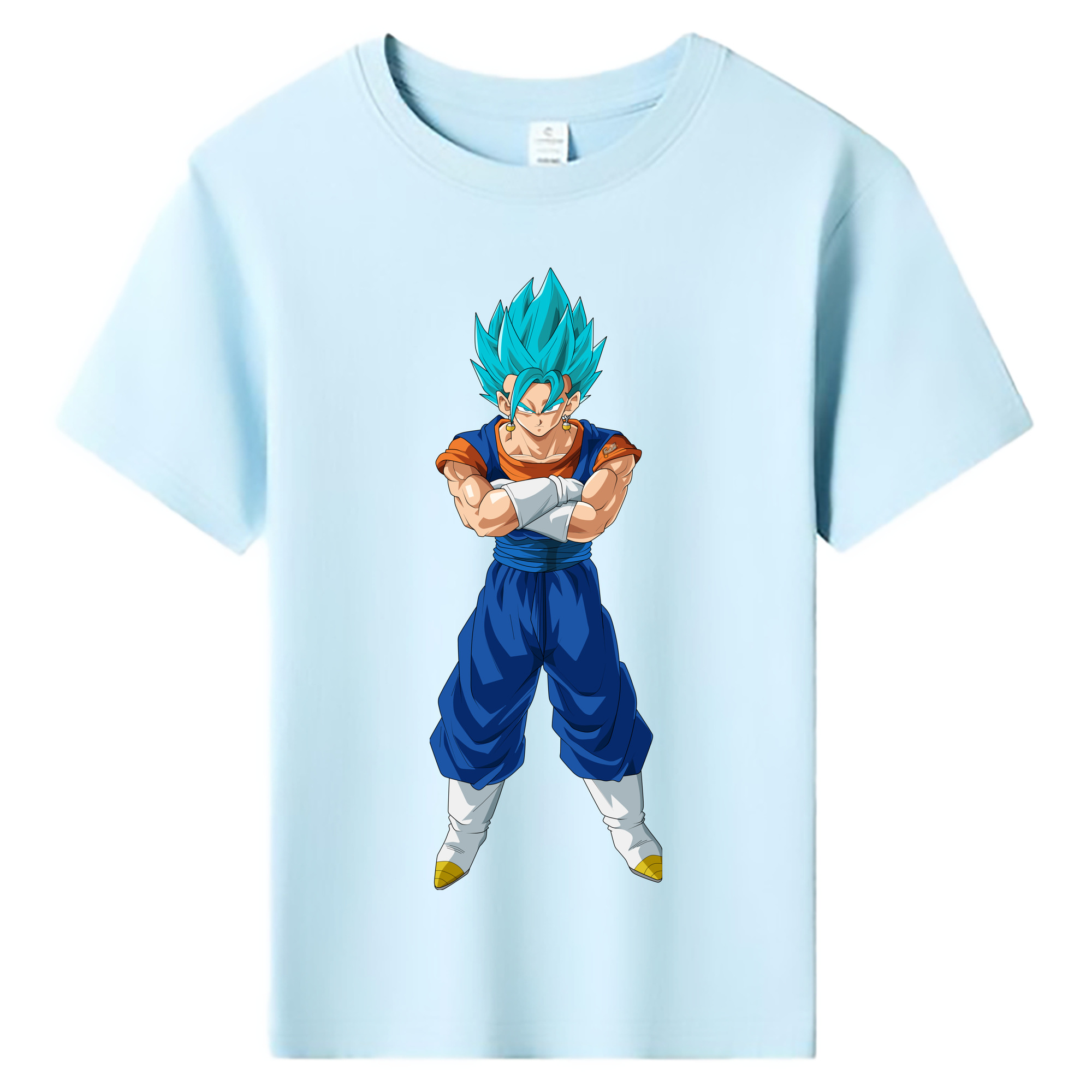 （画像用） ドラゴンボール ベジット DRAGON BALL Vegetto 綿100％キッズTシャツ（フロントプリント）